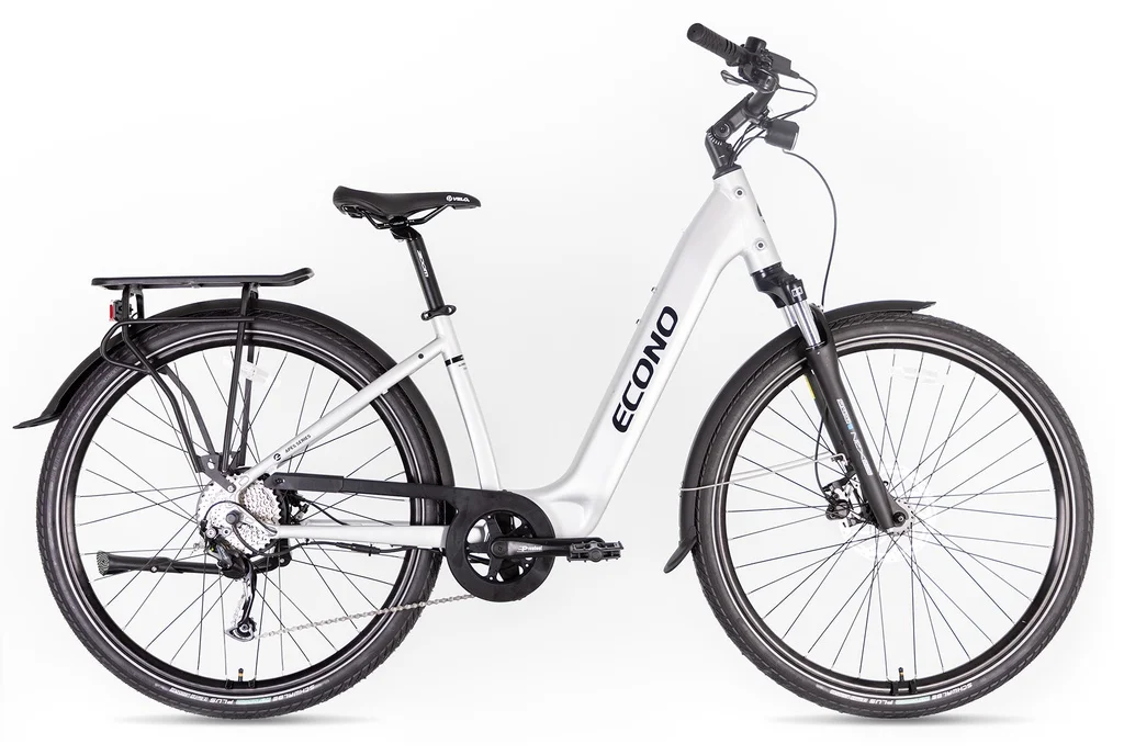 Electric bike ECONO Apes City 28 EER4 Aluminium grey, 2026