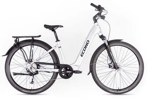 Electric bike ECONO Apes City 28 EER4 Aluminium grey, 2026 (S/M, 520Wh (15Ah))
