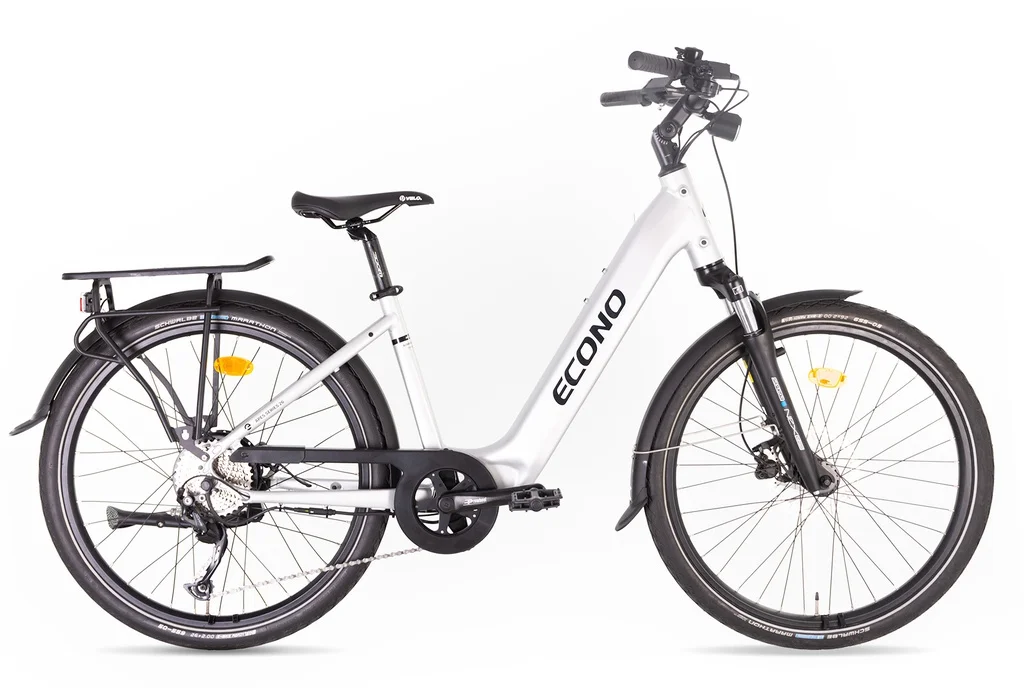Električno kolo ECONO Apes City 26 EER4 Aluminium grey, 2026