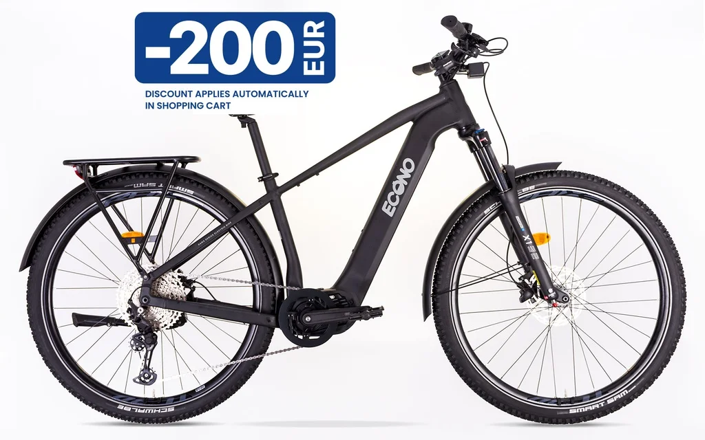 Electric bike ECONO Gams SUV C6 Matt black 2025