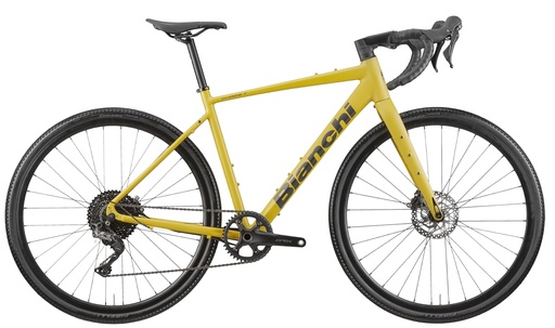 Gravel bike BIANCHI NIRONE 7 DISC GRX610 YELLOW OCHER MATT/BLACK MATT (55 cm)