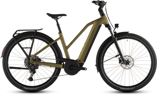 Electric bike CUBE Touring Hybrid Pro 800 goldenlime´n´black Trapeze (46 cm)