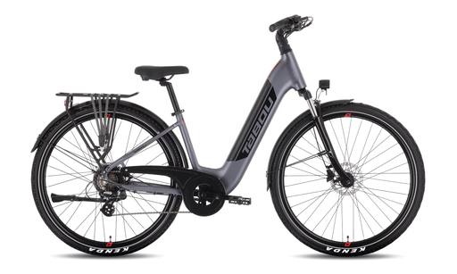 Electric bike TABOU 28 MONO UP ECO PLUS JR, 630Wh, antracite/red 2026 (S)