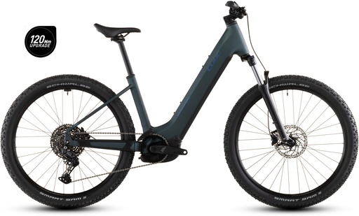 Electric bike Cube Reaction Hybrid ONE 800 royalgreen´n´prism Easy Entry 2026 (L)