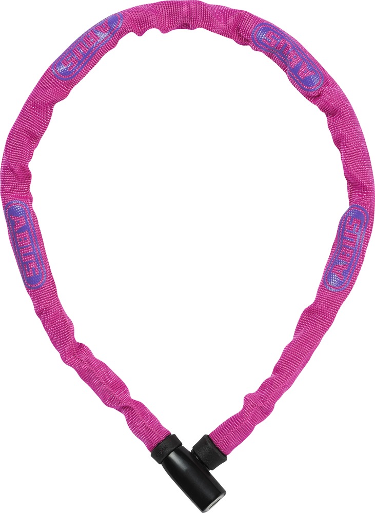 Bike lock Abus STEEL-O-CHAIN 4804K/75 pink