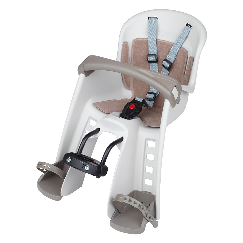 Bilby Jr+ front child seat – front mounting, CREAM/BROWN