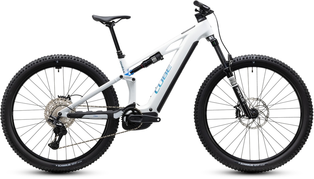 Electric bike CUBE Stereo Hybrid ONE44 HPC Pro 800 metallicwhite´n´blue 2027 