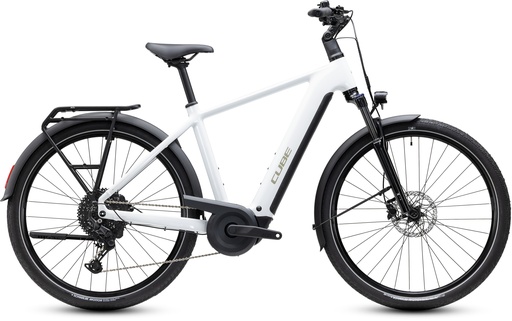 Electric bike CUBE Touring Hybrid ONE 600 metallicwhite´n´chrome 2027  (50 cm)