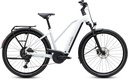 Electric bike CUBE Touring Hybrid ONE 600 metallicwhite´n´chrome Trapeze 2027