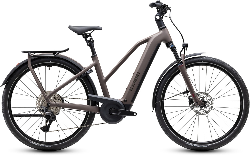 Electric bike CUBE Kathmandu Hybrid ONE 800 cedar'n'chrome Trapeze 2027 