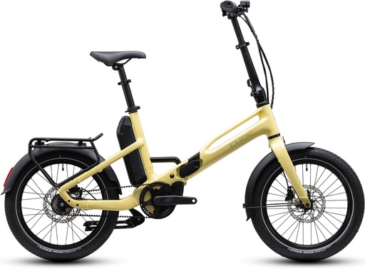 Electric bike Cube Fold Hybrid Deluxe 540 paleyellow´n´sage 2027 
