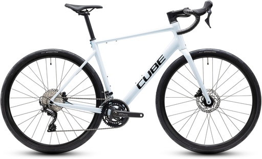 Road bike CUBE Attain Race glacier´n´black 2027 (56 cm)