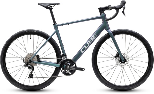 Road bike CUBE Attain Race smaragdgrey´n´white 2027  (56 cm)