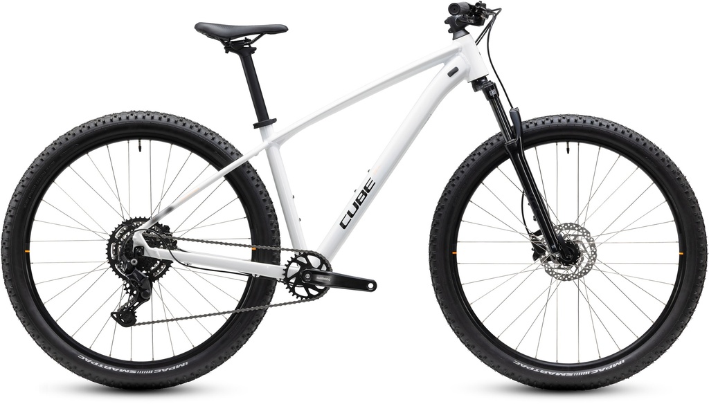 Mountain bike CUBE Aim ONE metallic white and black 2027