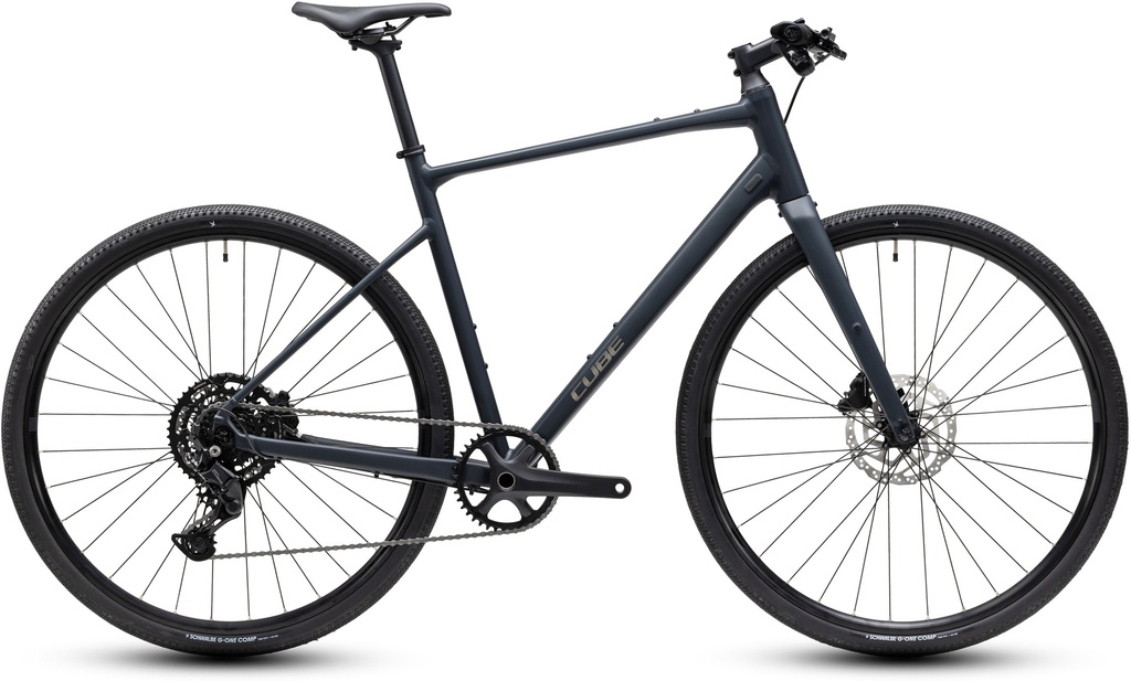 Gravel bike Cube Nulane Pro night'n'chrome 2027