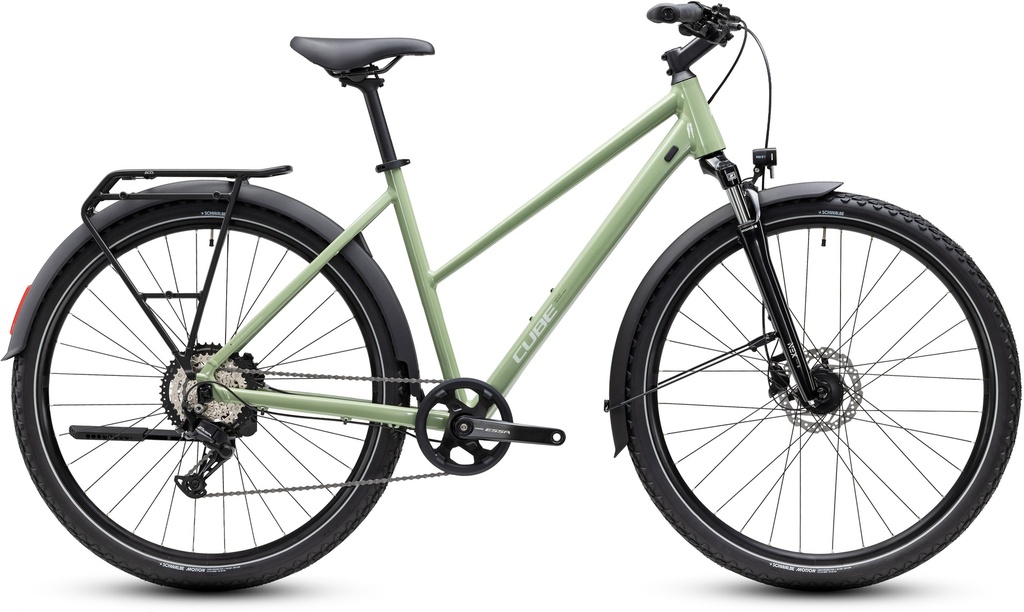 Treking bike CUBE Nature ONE FE almondgreen'green Trapeze 2027  (46 cm)