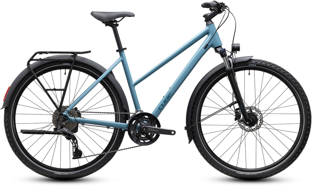 Treking bike CUBE Nature Pro FE surfblue´n´blue Trapeze 2027