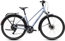 Treking bike CUBE Touring ONE silver-blue and reflective Trapeze 2027