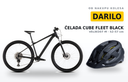 Mountain bike CUBE Aim SLX slateblack´n´black 2026 + Helmet Cube Fleet Black, M - 52-57
