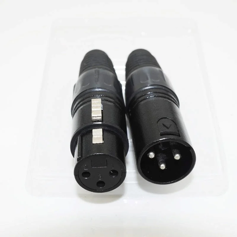 Connector XLR pair male/female