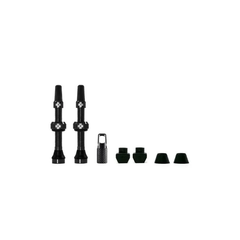 Tubeless valve MUC-OFF 44mm black for AIRTAG