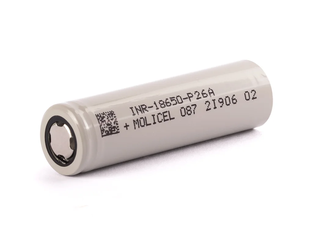 Battery Cell Molica Inr18650-P26A 2600MAH 35A