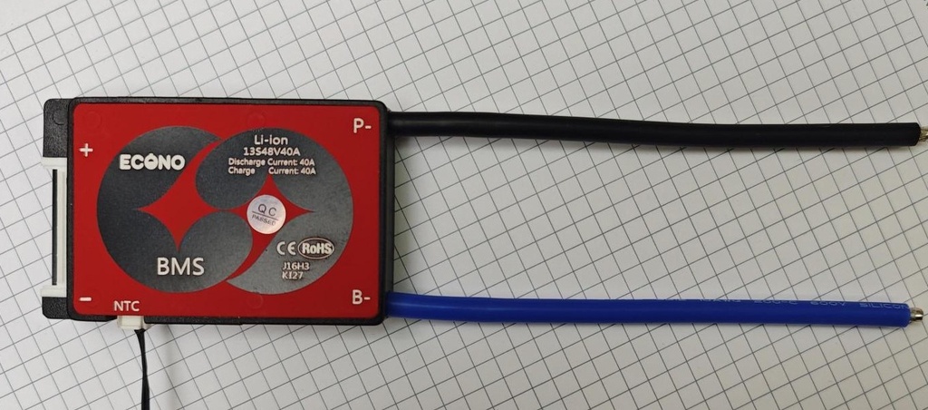 BMS vezje ECONO 13S 48V 40A common port + NTC