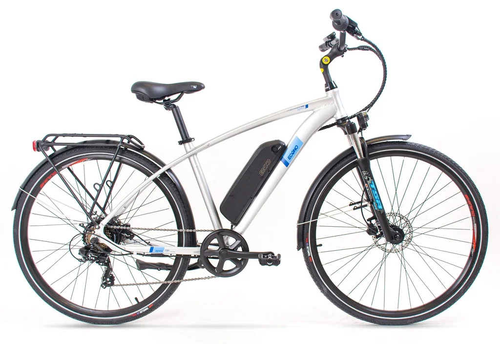 Econo majmuni 2M svijetlo siva 2024 Električni bicikl